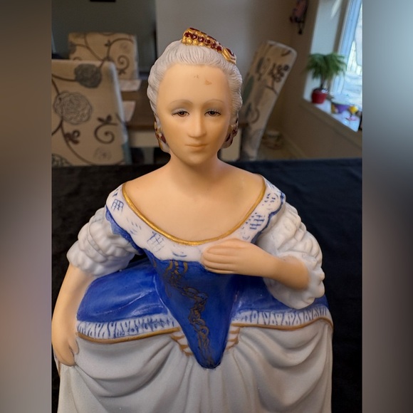 Franklin Mint Cathrine The Great Figurine / Porcelain Rococo Collectible - Picture 2 of 10